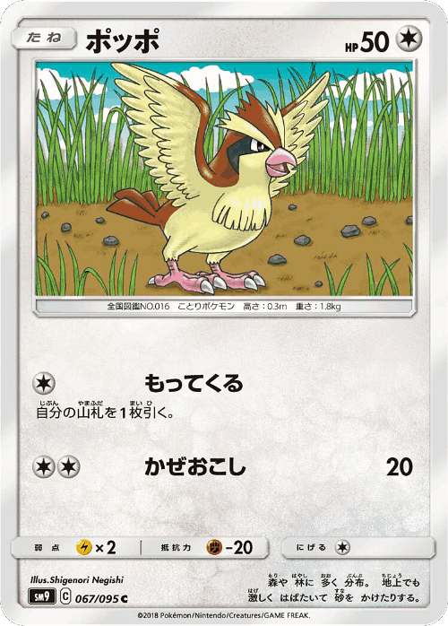 Pidgey 67, Tag Bolt
