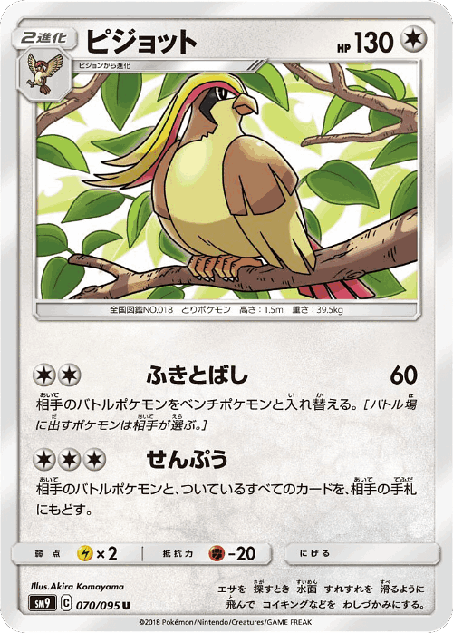 Pidgeot 70, Tag Bolt
