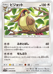 Pidgeot Tag Bolt card