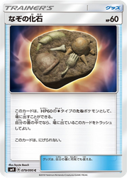 Unidentified Fossil Tag Bolt card