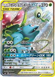 Celebi & Venusaur GX Tag Bolt card