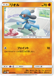 Riolu Full Metal Wall card