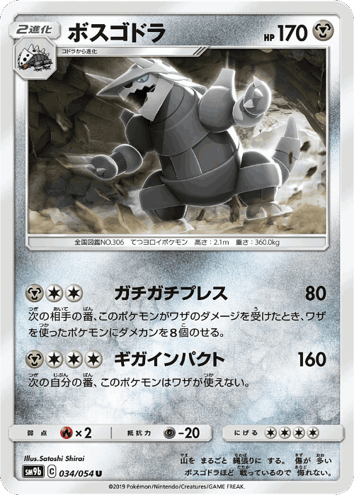 Aggron 34, Full Metal Wall