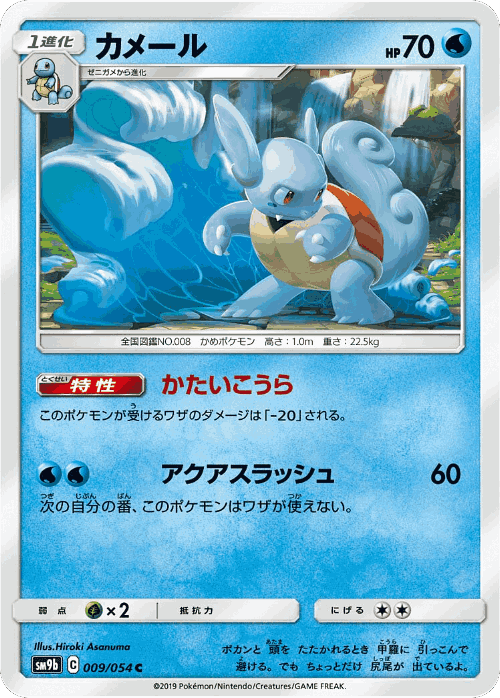 Wartortle Pokémon TCG card art
