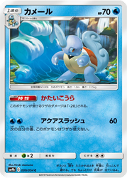 Wartortle Full Metal Wall card