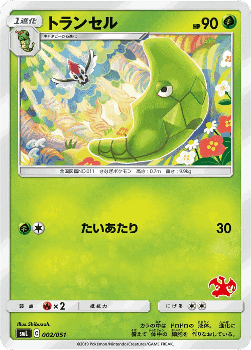 Metapod Pokémon TCG card art