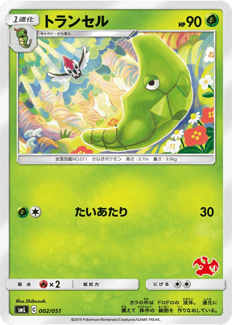 Metapod #2 from Sun & Moon Family Box - Illustrated by Shibuzoh.