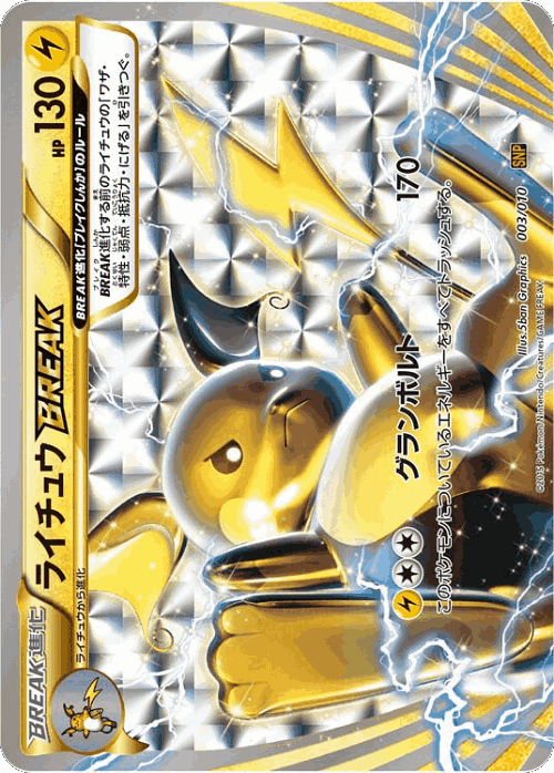 Raichu BREAK Pokémon TCG card art