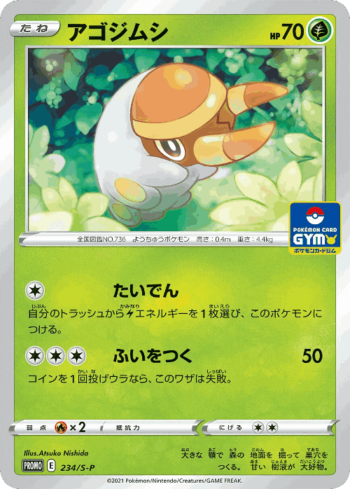 Grubbin 234, Sword & Shield Promos