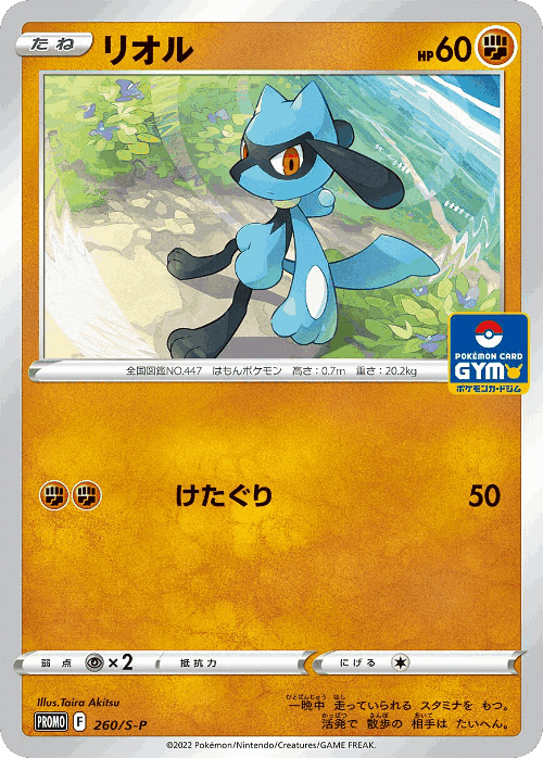 Riolu 260, Sword & Shield Promos