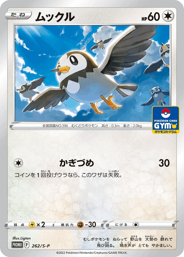 Starly #262 from Sword & Shield Promos - Promo - Illustrated by Ligton