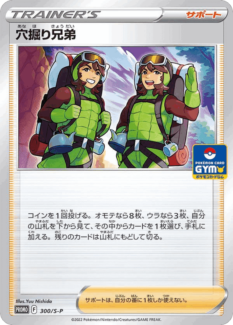 Digging Duo #300 from Sword & Shield Promos - Promo - Illustrated by Yuu Nishida