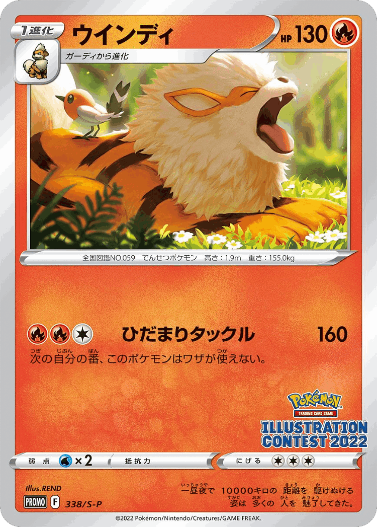 Arcanine #338 from Sword & Shield Promos - Promo - Illustrated by REND