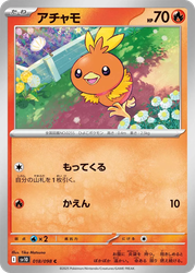 Torchic Pokémon TCG card art