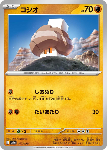 Nacli 107, Shiny Treasure ex