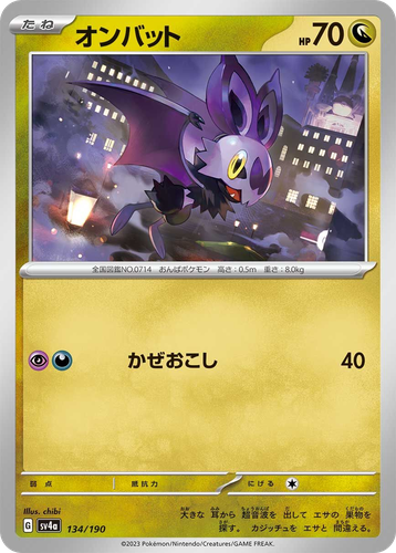 Noibat 134, Shiny Treasure ex