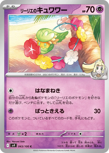 Lillie's Comfey 43, Battle Partners