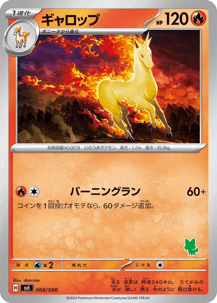Rapidash #8 from Battle Academy - Illustrated by danciao