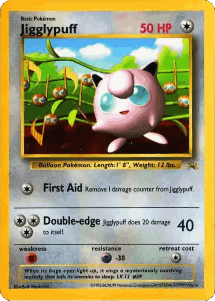 Jigglypuff #69 from Miscellaneous Promos - Promo - Illustrated by Keiji Kinebuchi