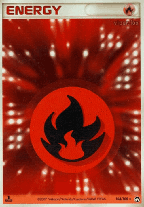 Fire Energy #104 from World Champions Pack - Rare