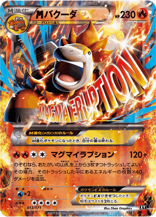M Camerupt-EX Pokémon TCG card art