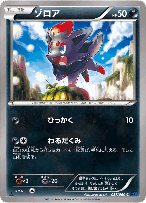 Zorua 37, Collection X