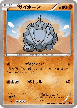 Rhyhorn 31, Collection Y