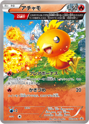 Torchic XY Promos card
