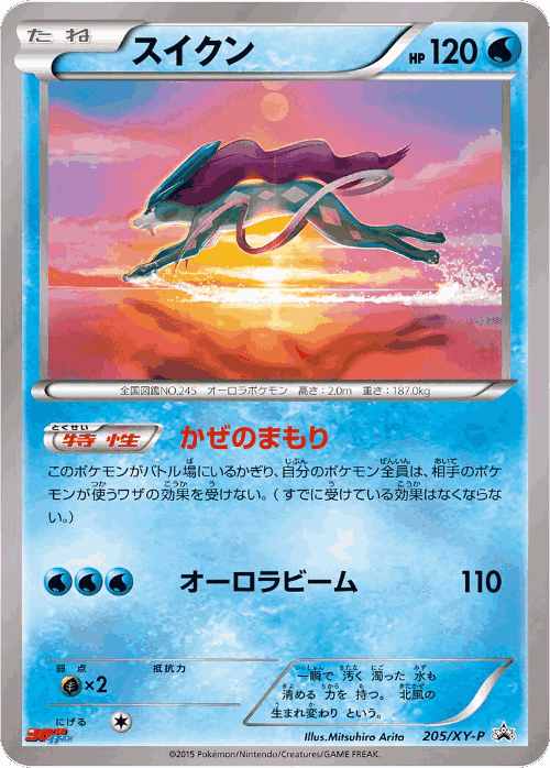 Suicune 205, XY Promos