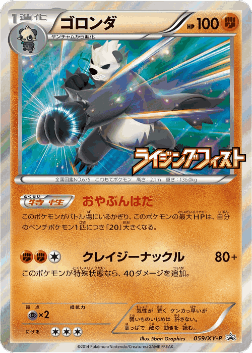 Pangoro 59, XY Promos