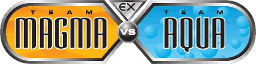 Team Magma vs Team Aqua key artwork